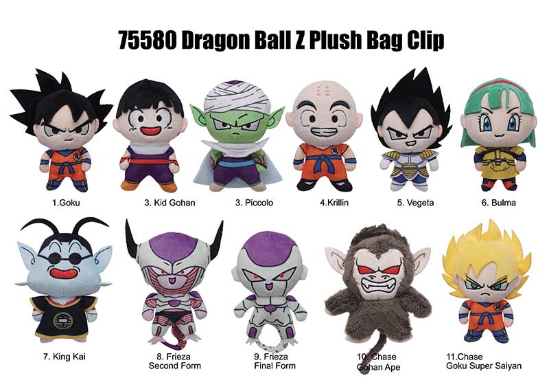 Dragon Ball Z Plush Bag Clip