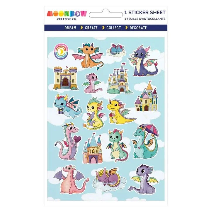 Dragon Tales Hologram Sticker Sheet
