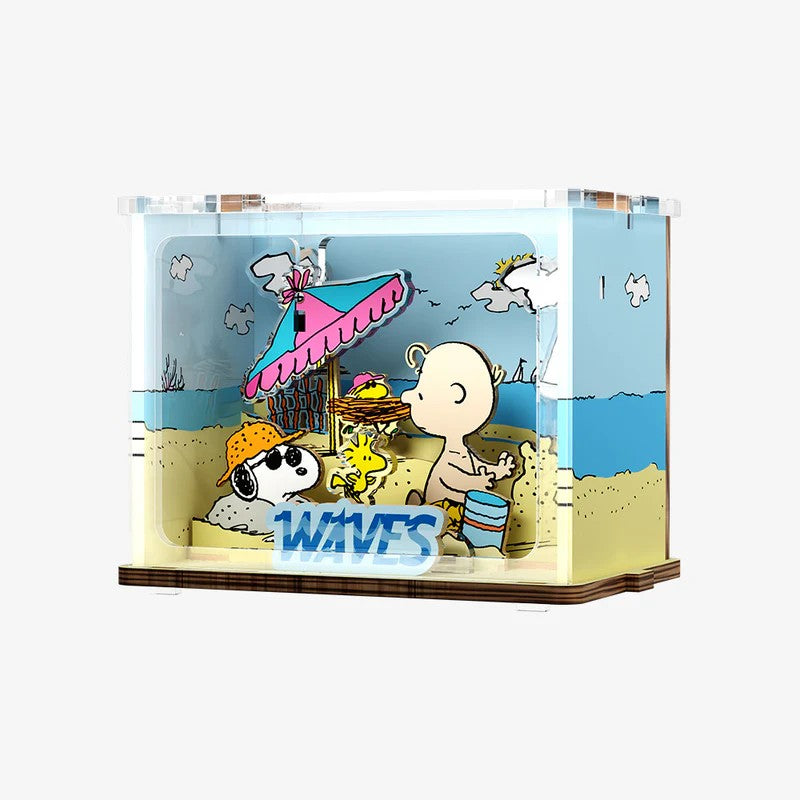 Peanuts Chilling At The Beach Mini Scene 3D Puzzle