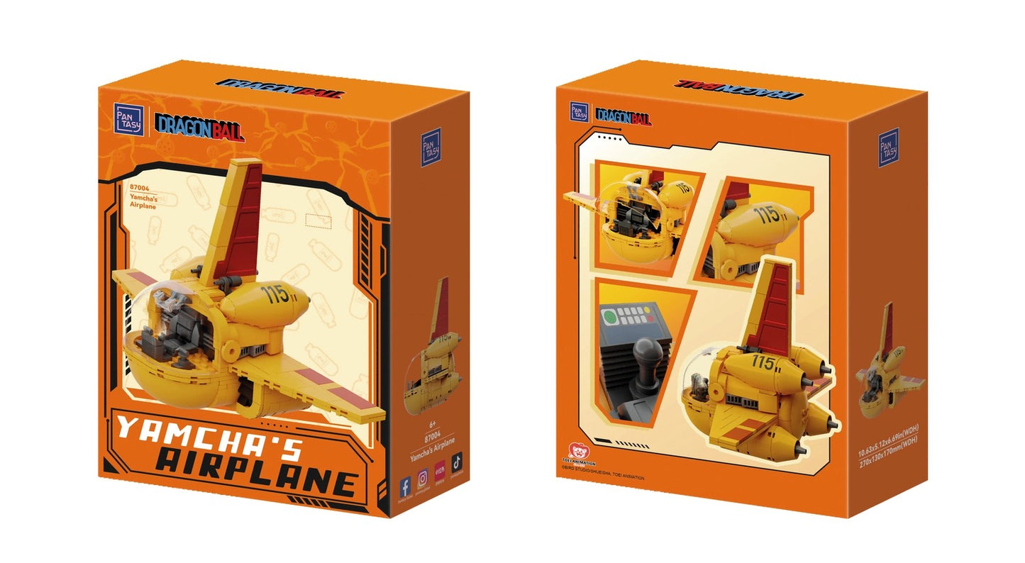 Dragon Ball Z Yamcha's Airplane 3D Bricks Puzzle