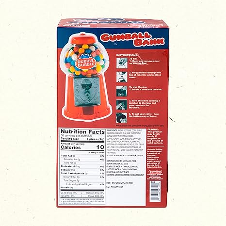 Dubble Bubble Gumball Bank