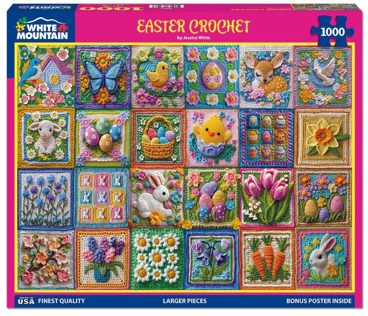 Easter Crochet Puzzle 1000 pc