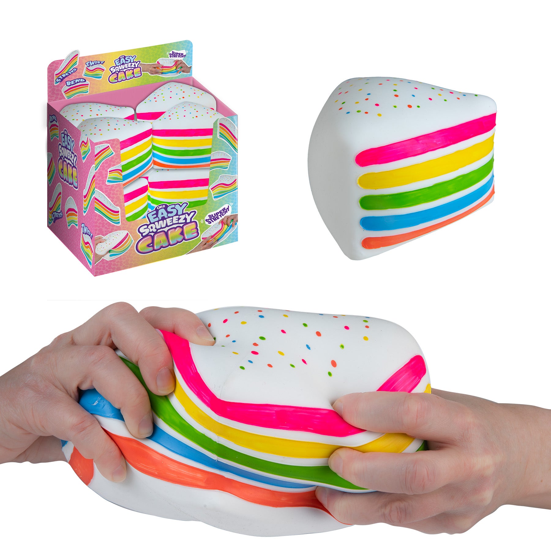 Easy Sqweezy Rainbow Cake