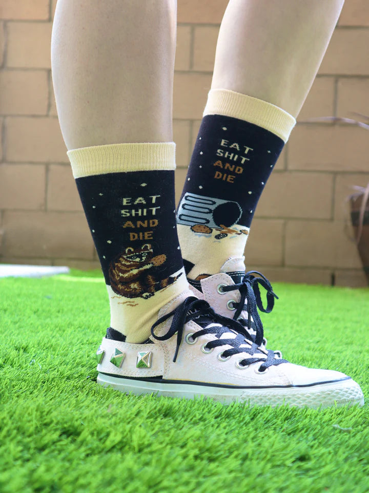 Eat Shit And Die Women's Socks