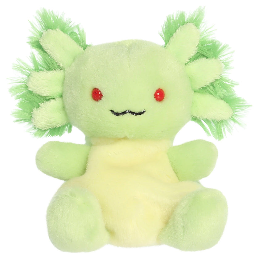 Ecto Radioactive Axolotl Palm Pals Plush 5"