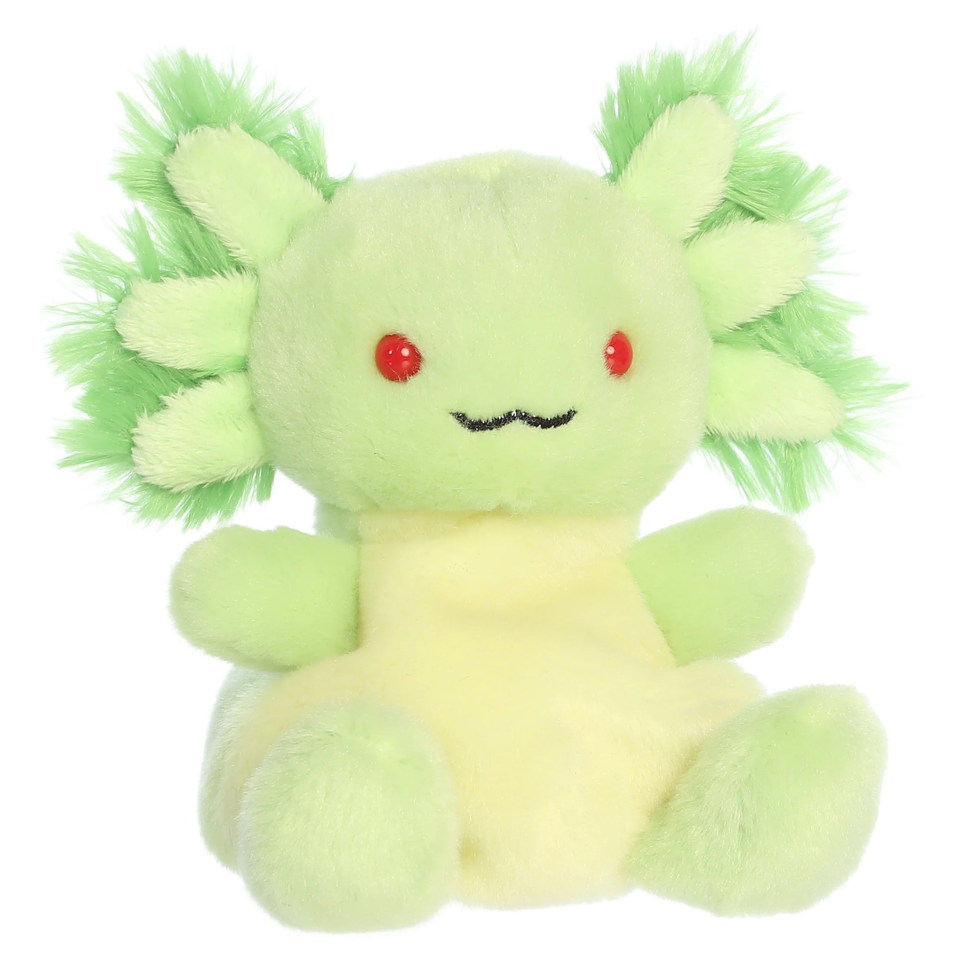 Ecto Radioactive Axolotl Palm Pals Plush 5"