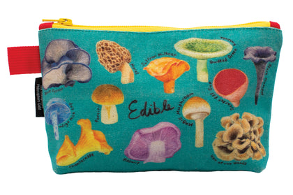 Edible And Poisonous Mushroom Zipper Pouch