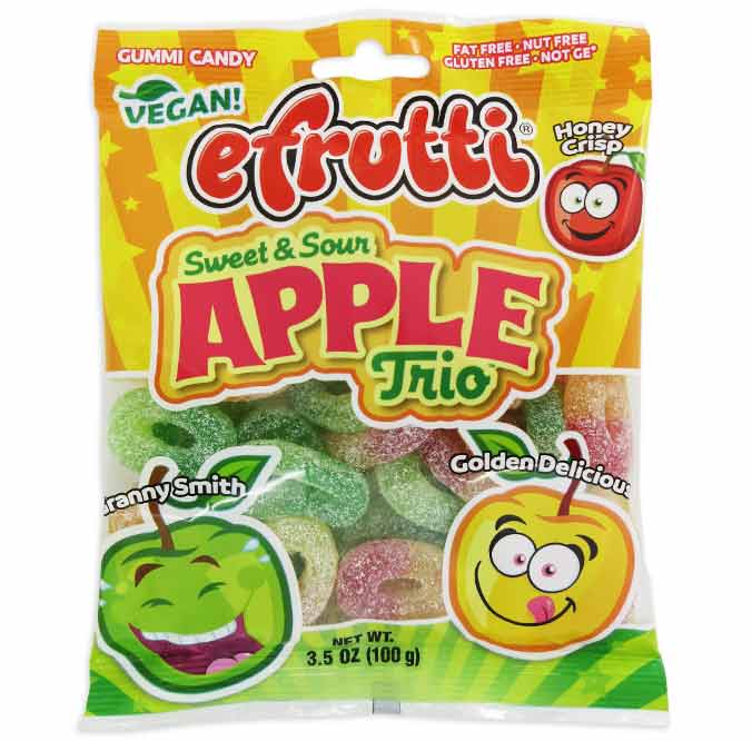 Efrutti Sweet & Sour Apple Trio