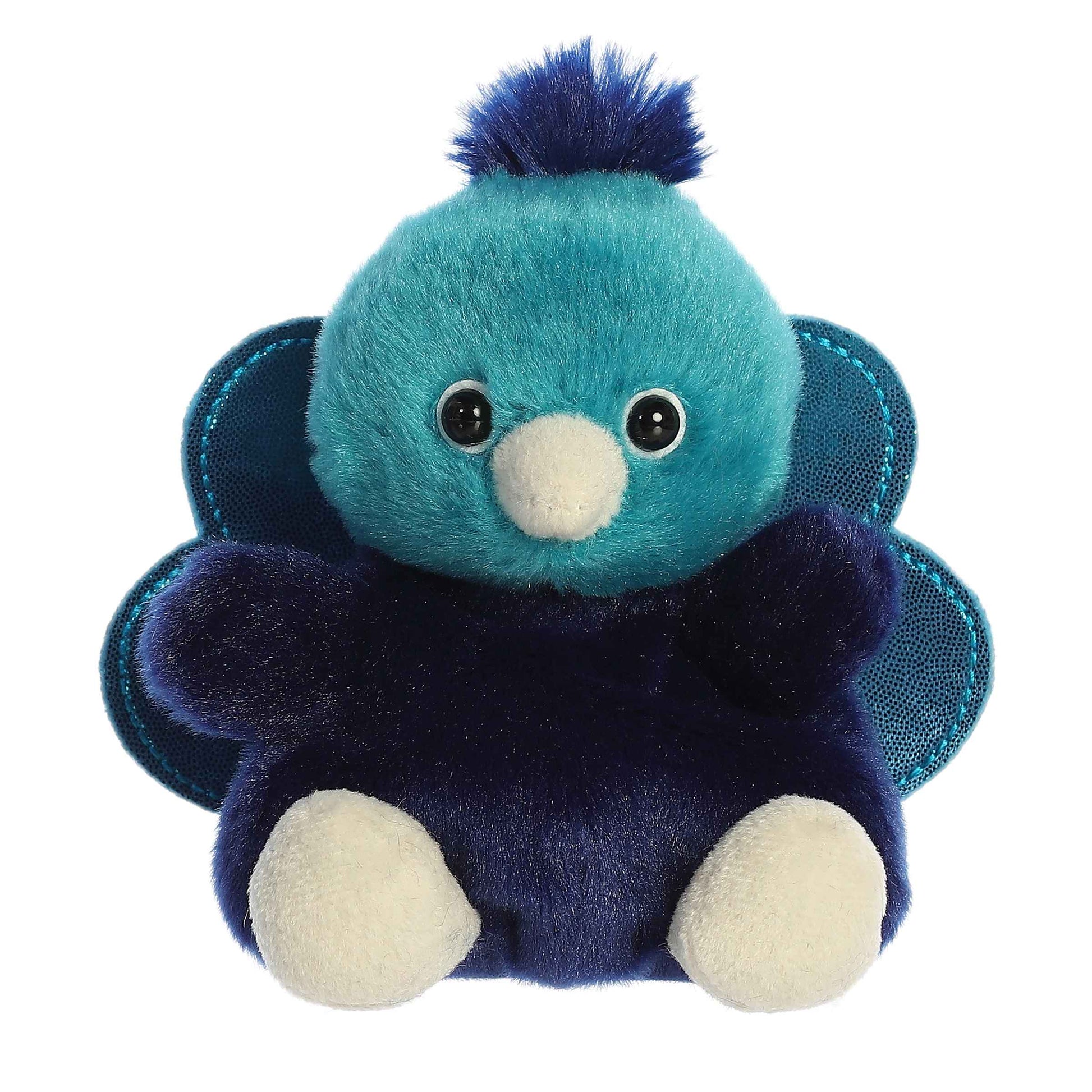 Elton Peacock Palm Pals Plush 5"