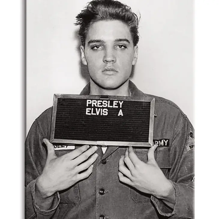 MAGNET Elvis Presley Enlistment Photo