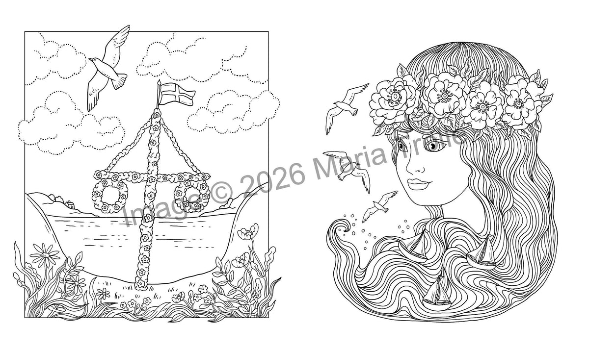 Enchanted Seasons Coloring Book