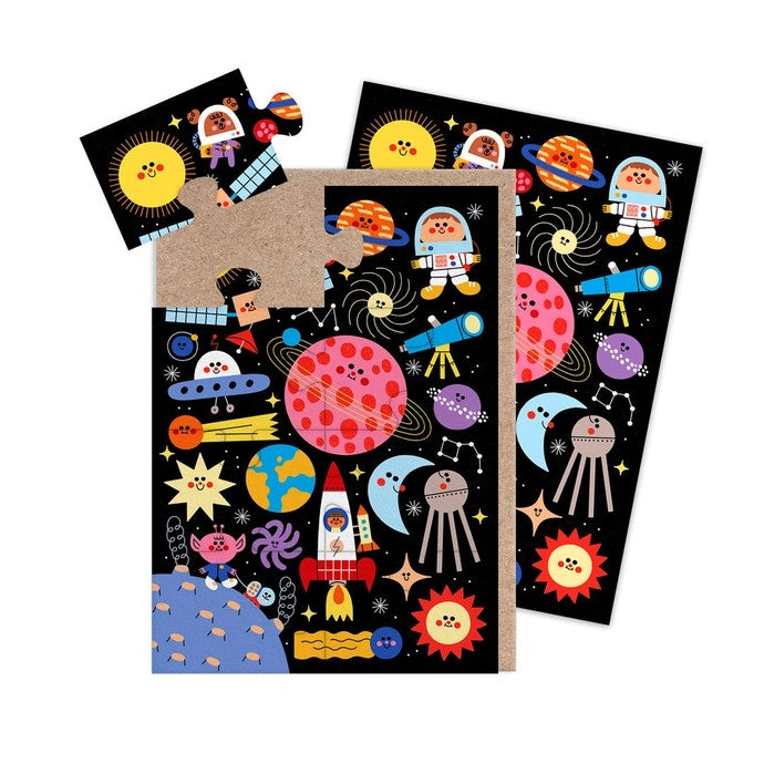 Everything Space Jigsaw Greeting Card