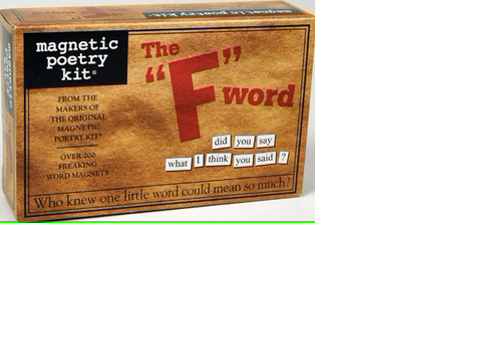 F Word Magnetic Poetry