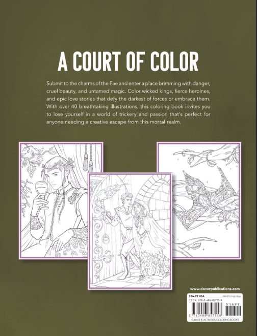 Fae A Romantasy Coloring Book