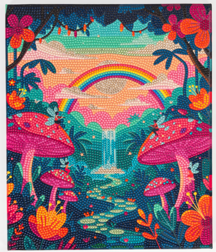 Pixelpop Fairywood Forest Diamond Art Canvas Kit