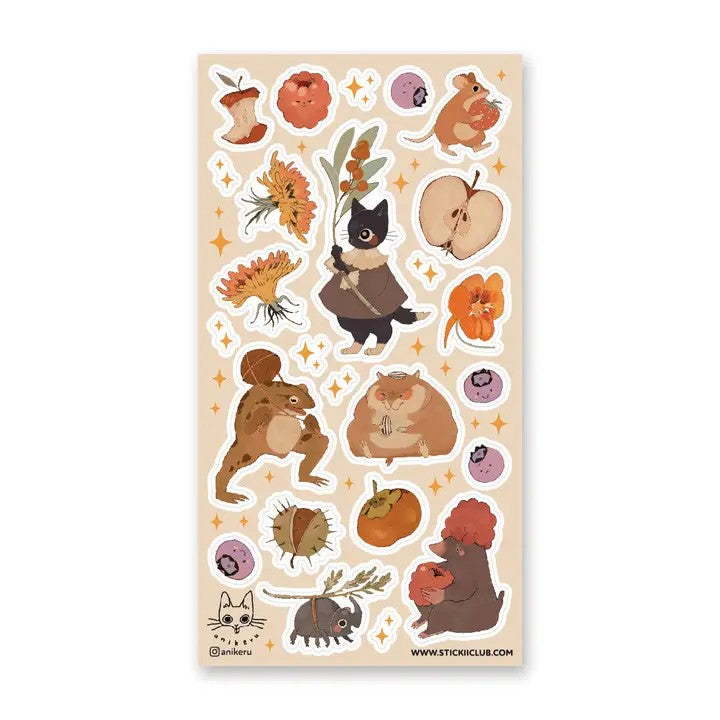 Fall Harvest Sticker Sheet