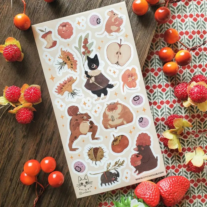Fall Harvest Sticker Sheet