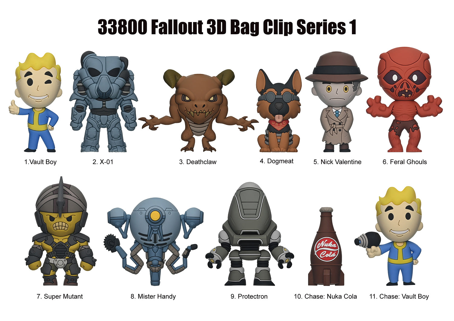 Fallout Figural Bag Clip Series 1