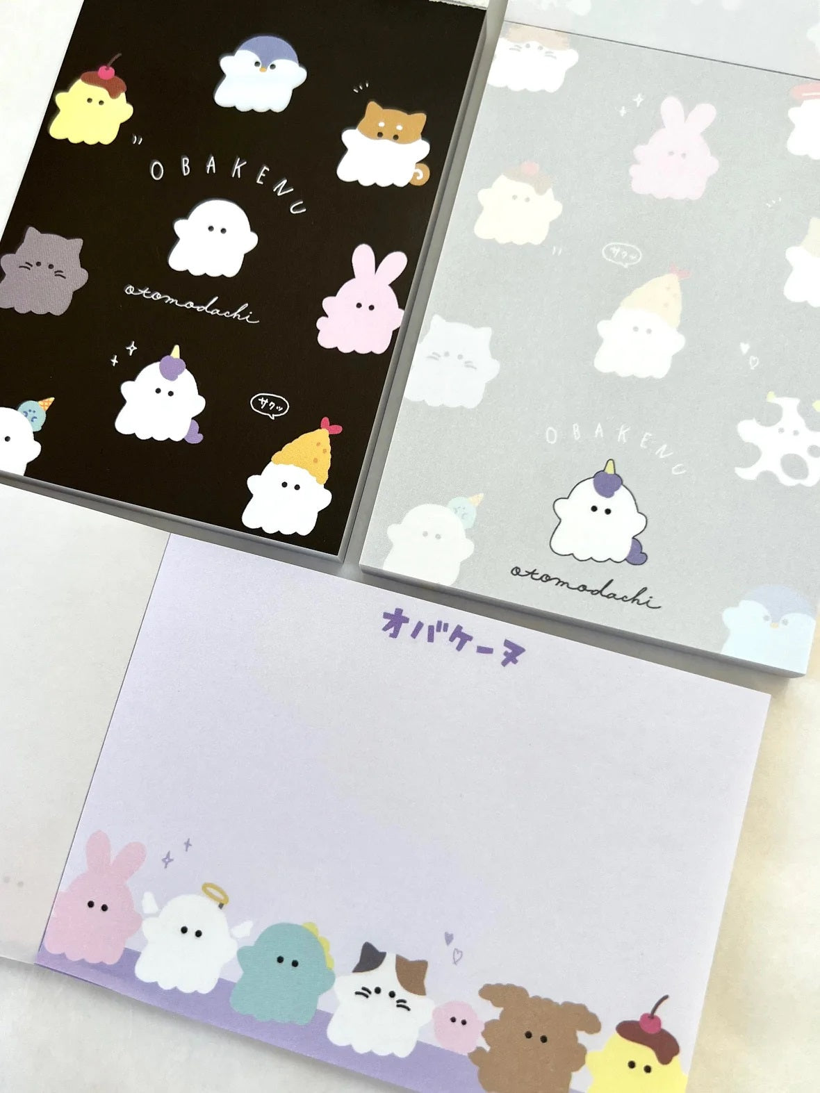 Fancy Ghost Party Mini Note Pad Obakenu