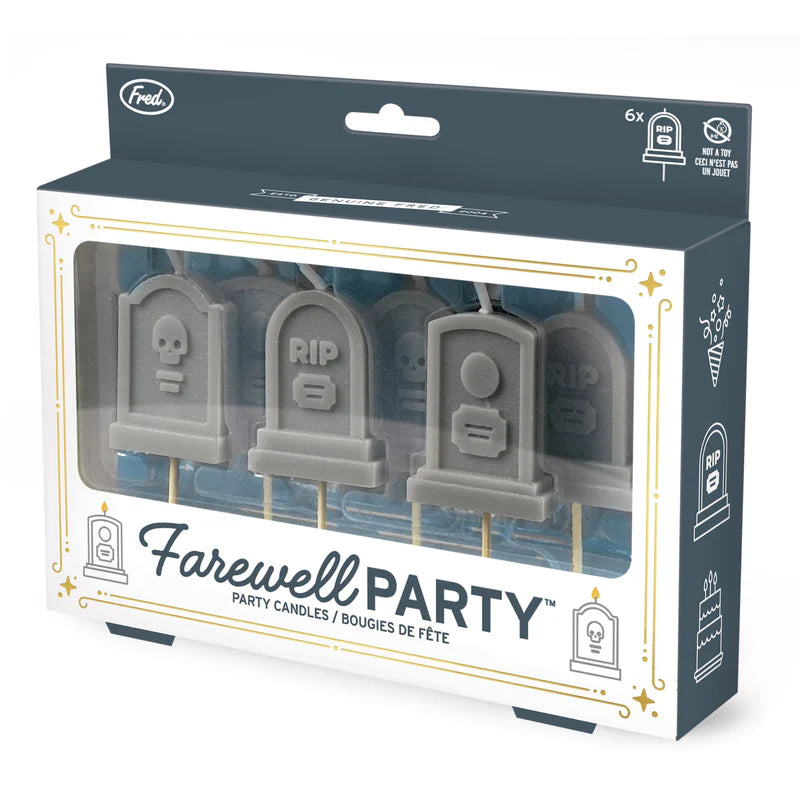 Farewell Party Tombstone Candles