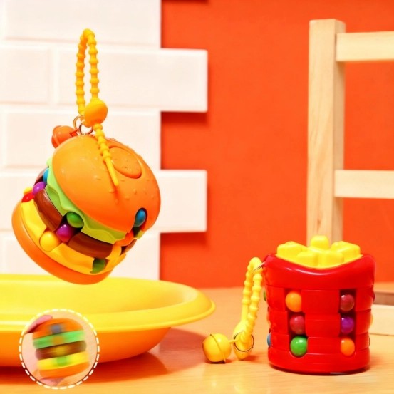 Fast Food 3D Puzzle Game Charm Assorted