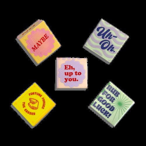 Feeling Lucky Dice Erasers