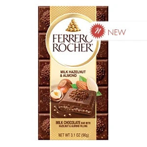 Ferrero Rocher Milk Chocolate Hazelnut & Almond Bar – www.shoptherocket.com