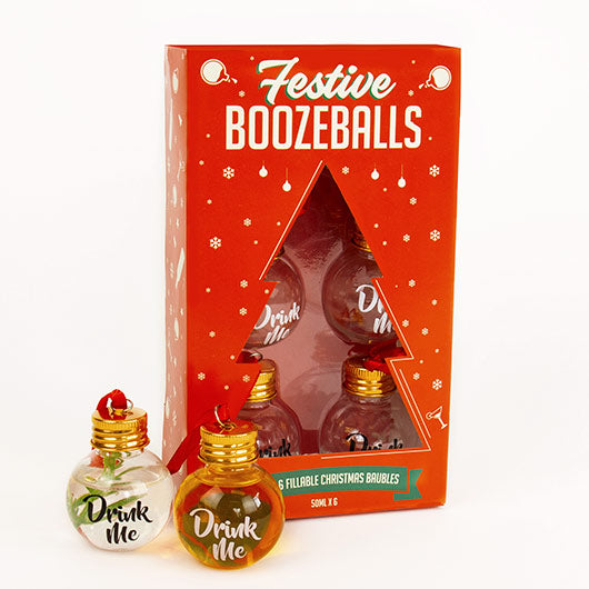 Festive Boozeballs Ornaments