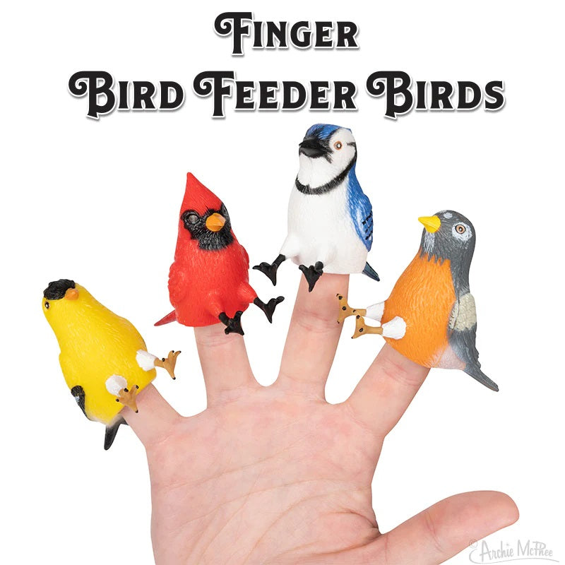 Finger Bird Feeder Bird