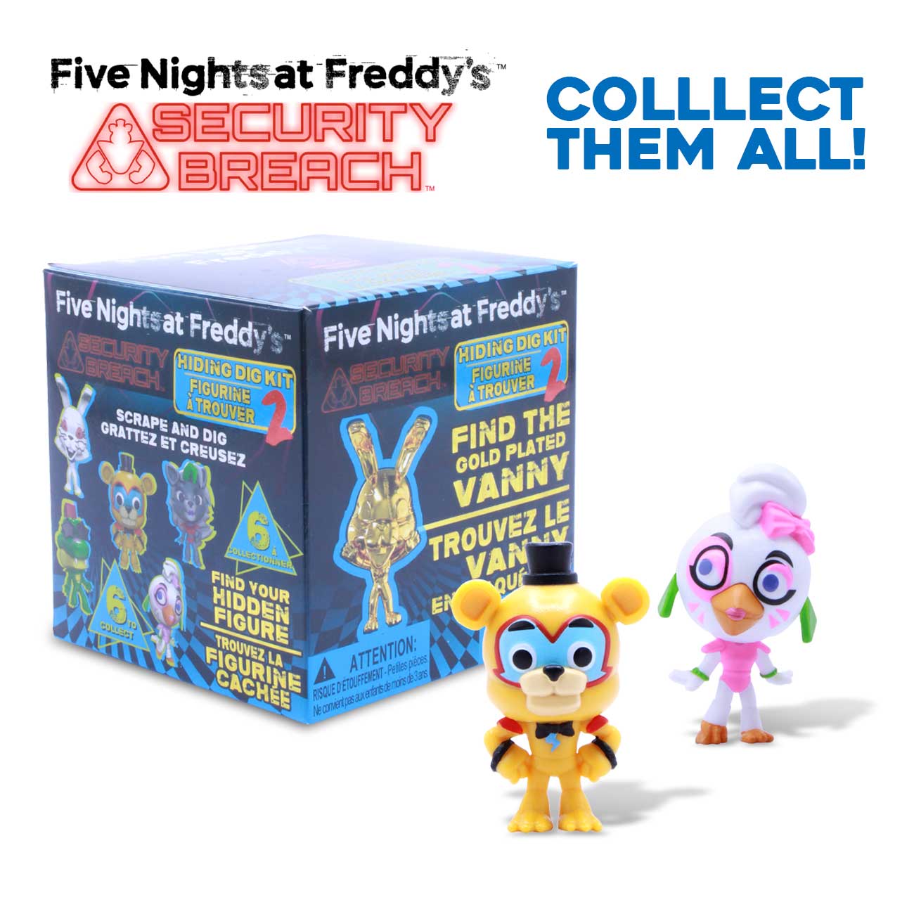 Five Nights At Freddy's Security Breach Hiding Dig Kit Series 2