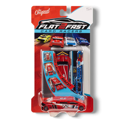 Flat 2 Fast Card Racer Red #72