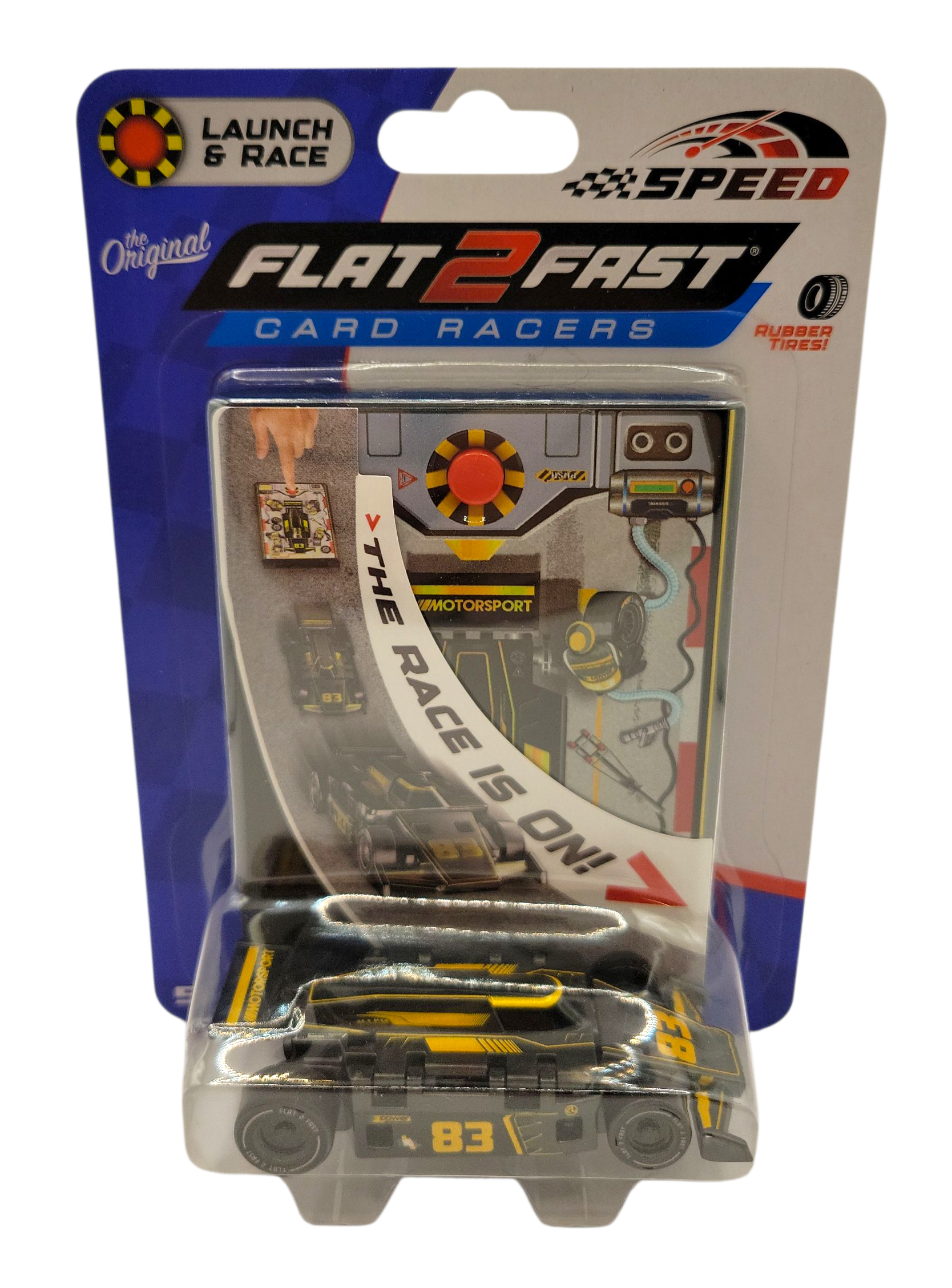 Flat 2 Fast Card Racer Speed Black #83 – www.shoptherocket.com