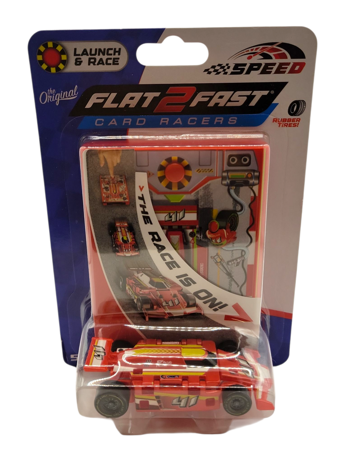 Fast Speed Card Flat 2 Fast Card Racer Speed Red #41 – www.shoptherocket.com