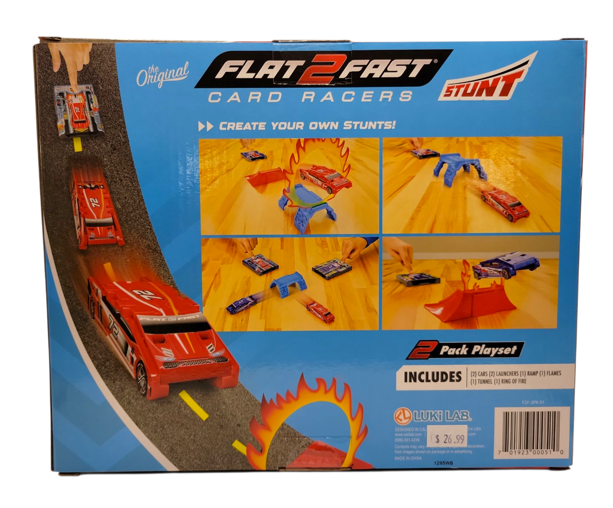 gear 2 play rc stunt racer Flat 2 Fast Stunt 2 Pack Playset