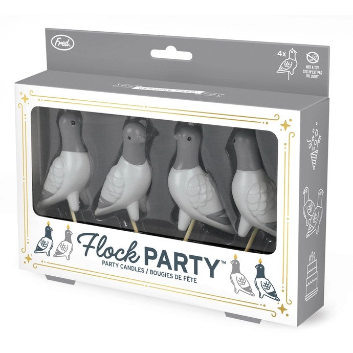Flock Party Pigeon Candles