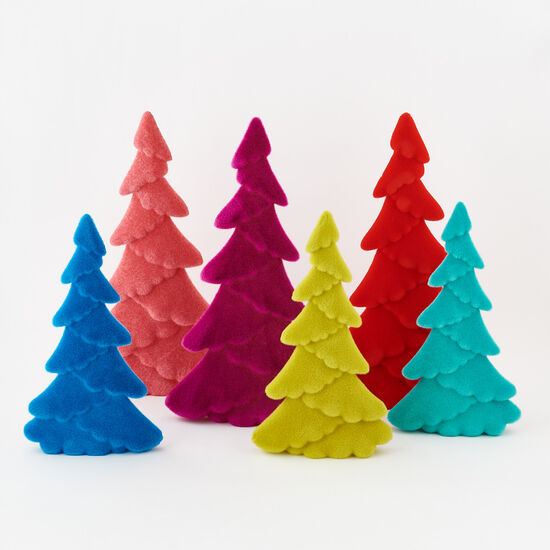 Flocked Christmas Tree 18" (TURQUOISE, TEAL, OR LIME)
