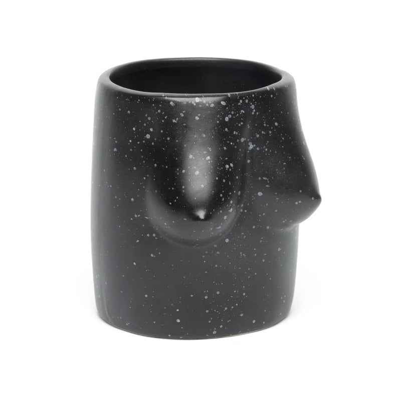 Flower Vase Tits Black
