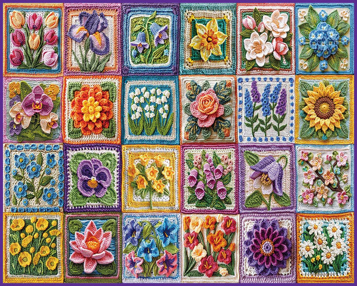 Flower Crochet Puzzle 1000 pc
