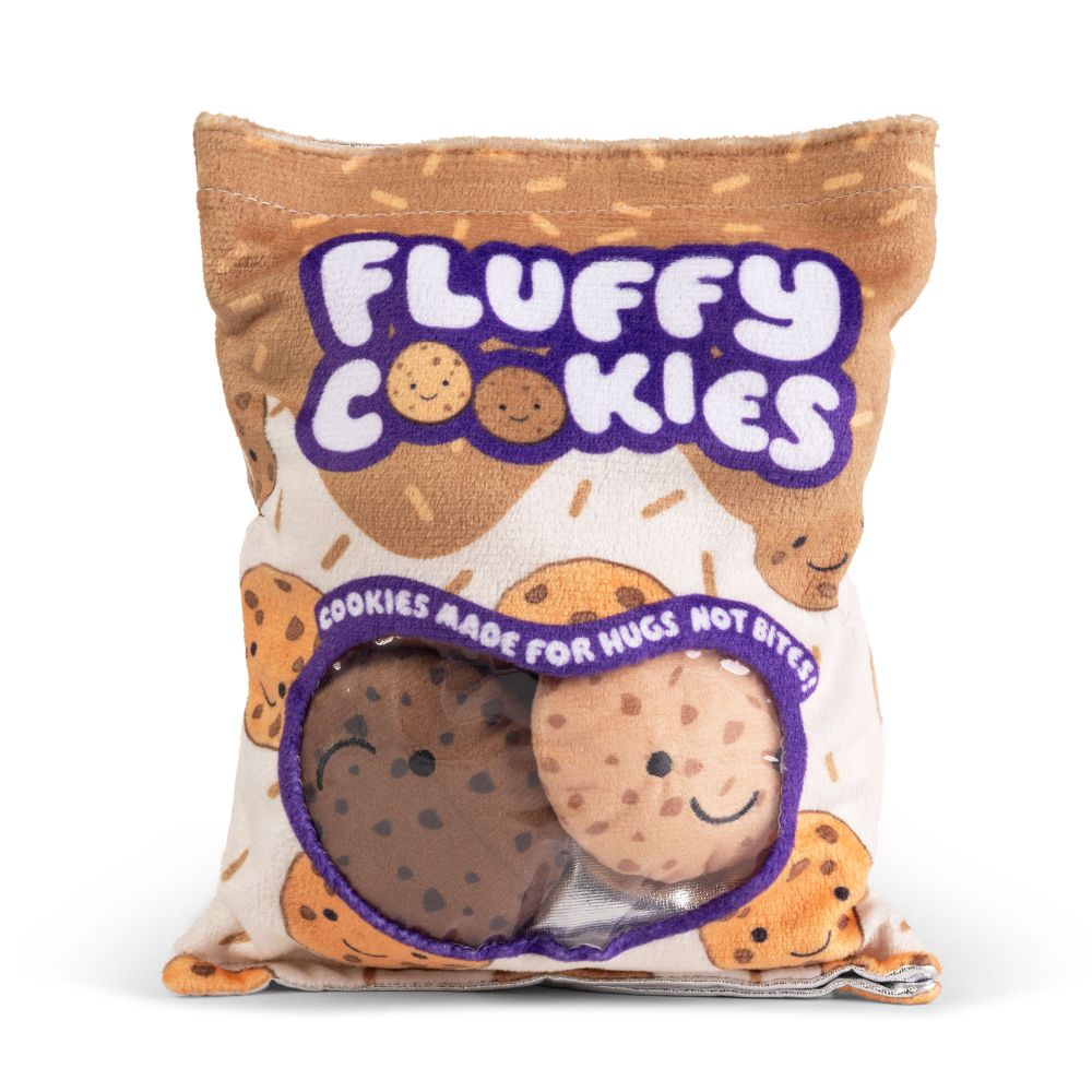 Fluffy Cookies Squishy Treats Package Plush