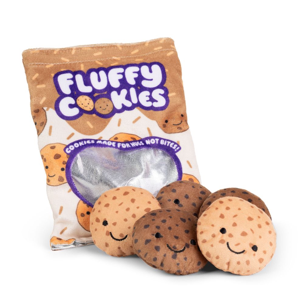 Fluffy Cookies Squishy Treats Package Plush
