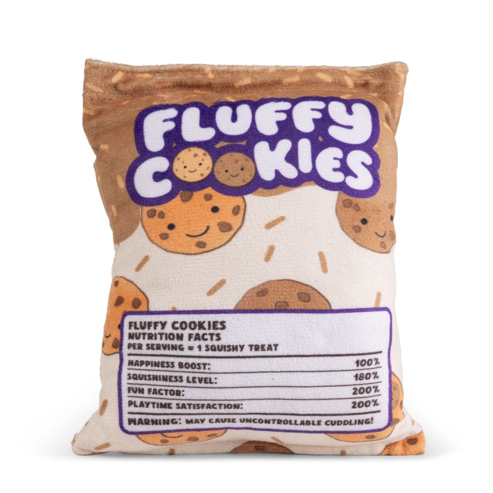 Fluffy Cookies Squishy Treats Package Plush