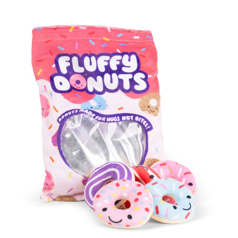 Fluffy Donuts Squishy Treats Package Plush