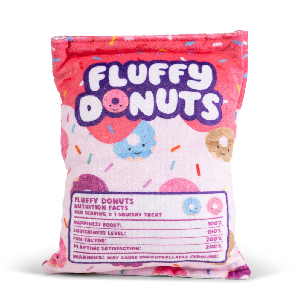 Fluffy Donuts Squishy Treats Package Plush
