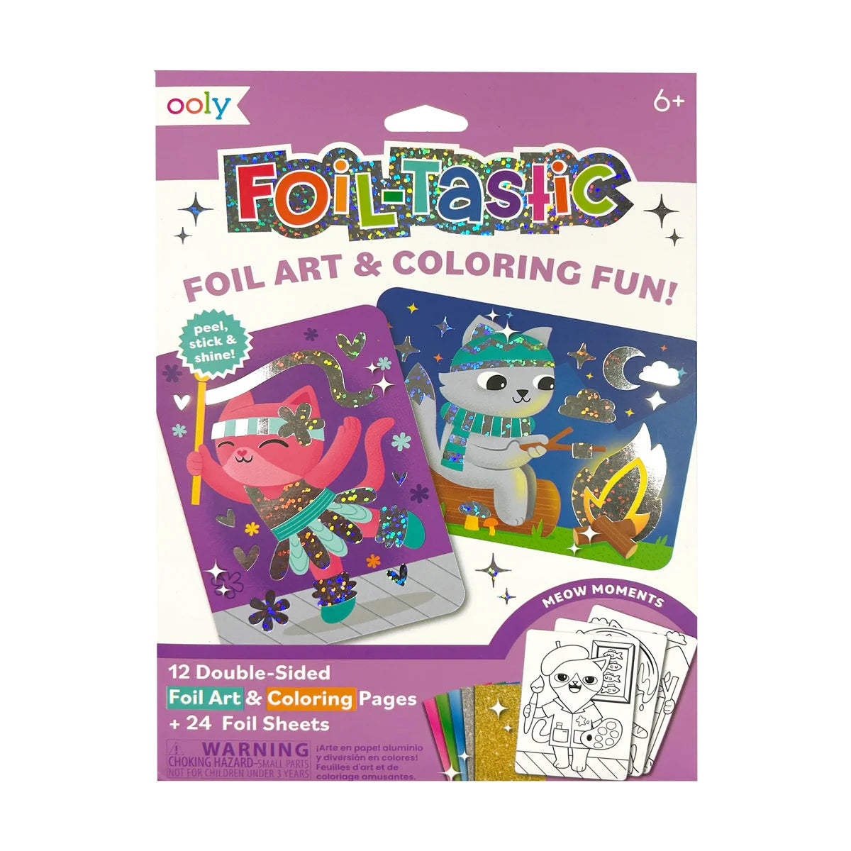 Foil-Tastic Meow Moments Foil Art