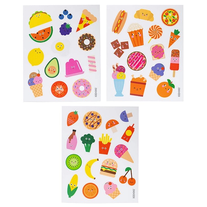 Foodie Fun Puffy Stickers