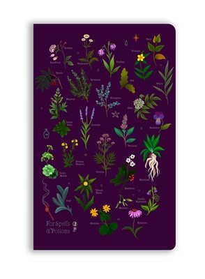 For Spells & Potions Foil Hard Cover Notebook Anna Stead