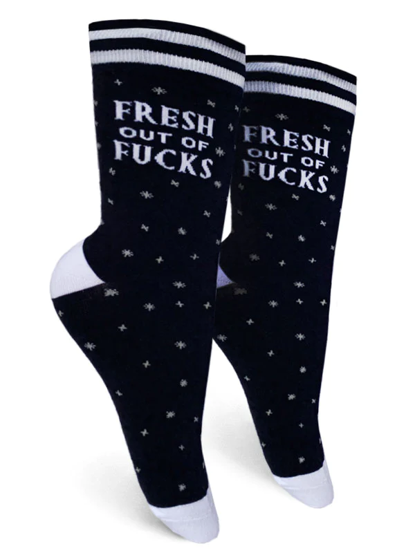 Fresh Out Of Fucks Women's Socks