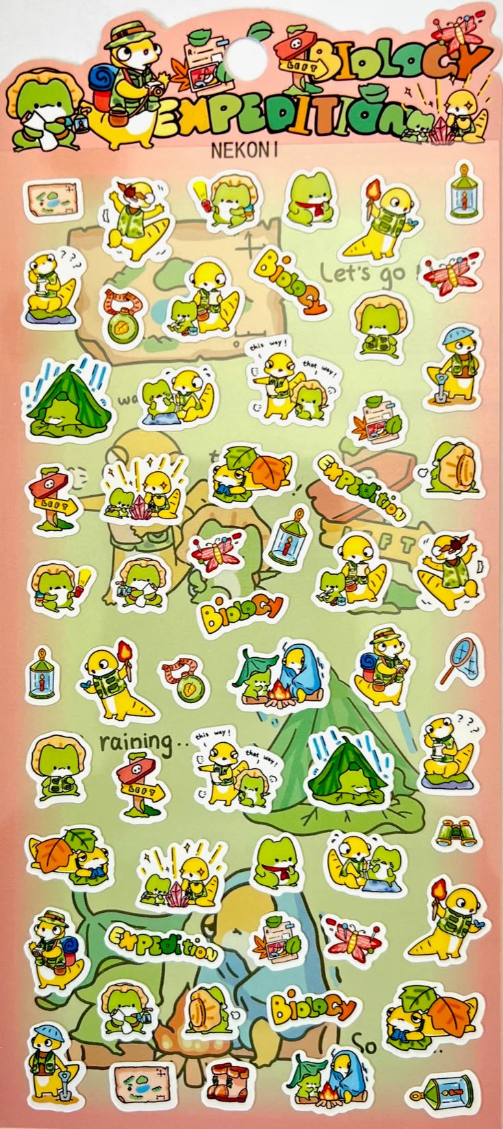 Frog Biology Expedition Stickers