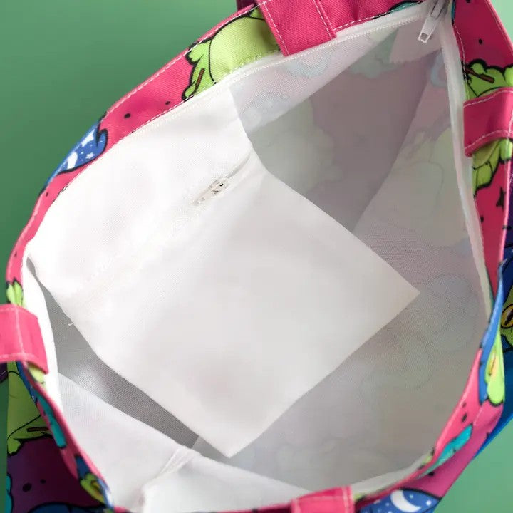 Frog Magic Zipper Tote