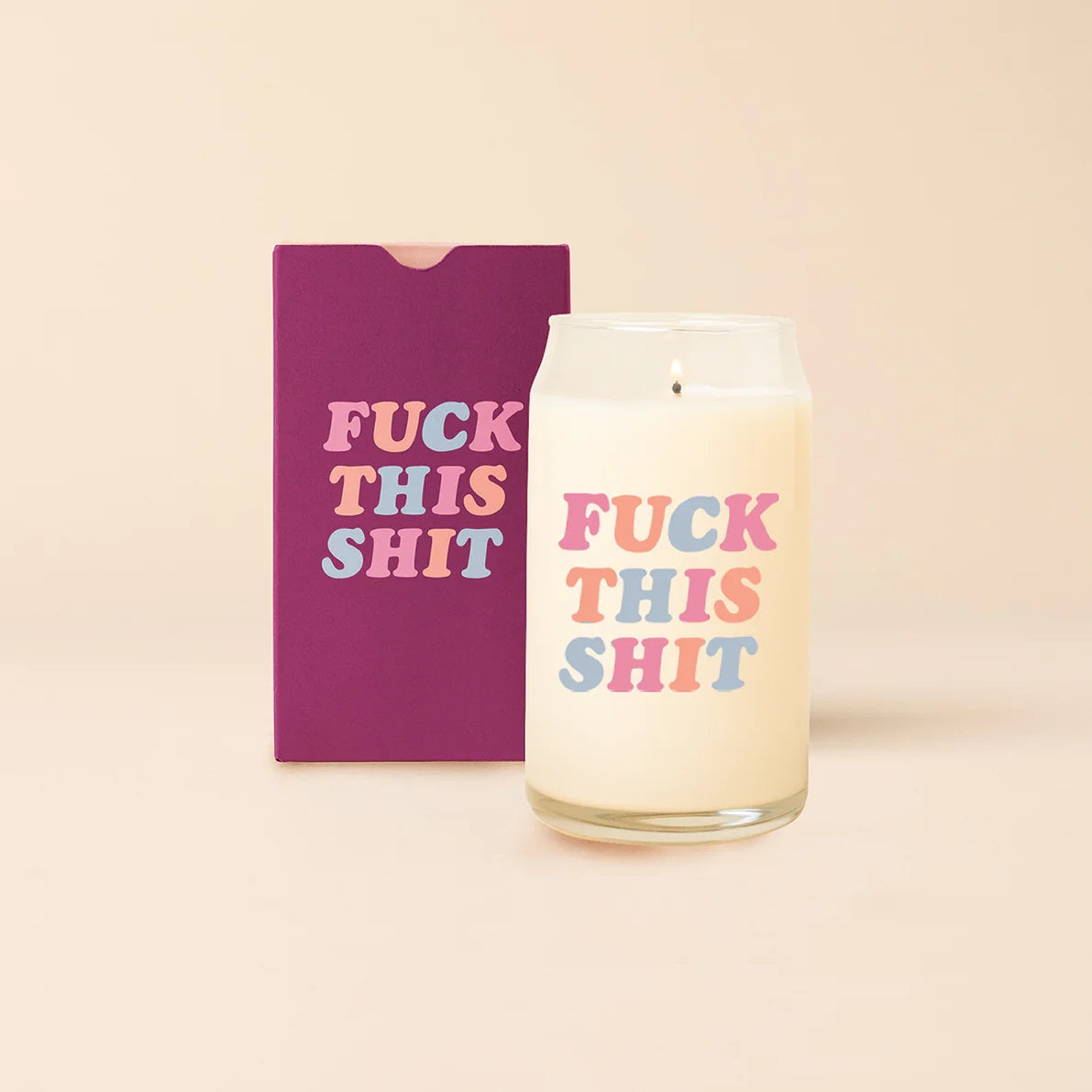 Fuck This Shit Beer Can Candle